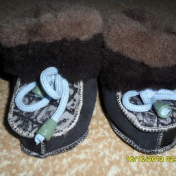 Новые пинетки на овчине