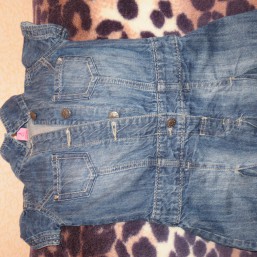 джинсовое платье