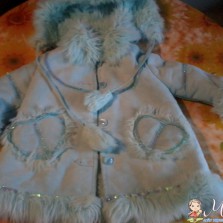 дубленка для девочки 2-4 года