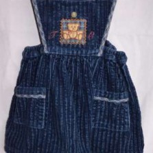 Вельветовый сарафан на девочку, 74 - 80 см