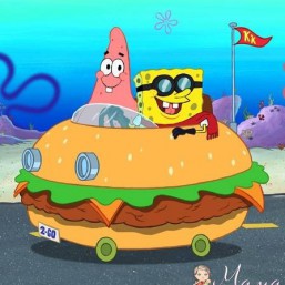 Кафе-пиццерия и детская площадка Красти Крабс