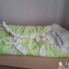 зимний конверт для новорожденного