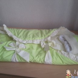 зимний конверт для новорожденного