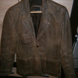 Пиджак кожа женский Nappa (Италия) - 46 р.