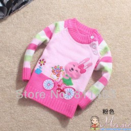 Свитер Зайка на велосипеде