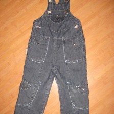 Комбинезон джинсовый утепленный