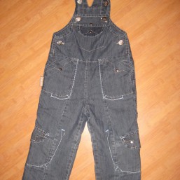 Комбинезон джинсовый утепленный