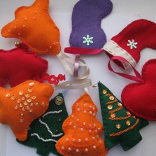 ёлочные игрушки ручной работы