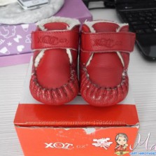 кожанные пинетки-ботиночки