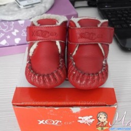 кожанные пинетки-ботиночки