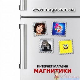 Акриловые магнитики на холодильник
