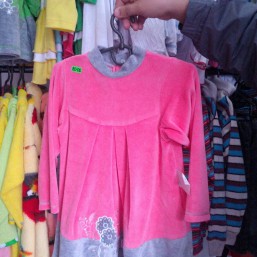 Платье велюр