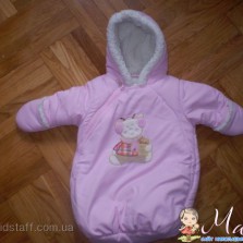 Комбинезон-конверт новорожденной, шапочка. Можно двойне. 