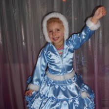 Костюмчик стильной Снегурочки. Прокат