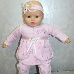 Платье велюровое+повязка