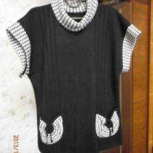 Стильный вязаный жилет!!!!!!!!!!!