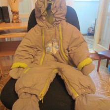 Комбинезон зимний на овчине!