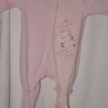 человечек для девочки велюровый