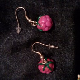 серьги из полимерной глины