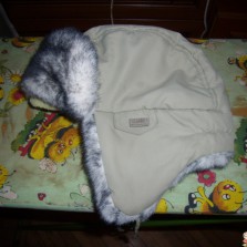 Шапка-ушанка зимняя для мальчика 7-9 лет