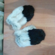 Рукавички из зайца