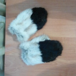 Рукавички из зайца