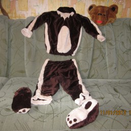 новогдний -мишка.