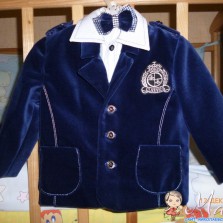 Пиджак и рубашка с бабочкой для мальчика