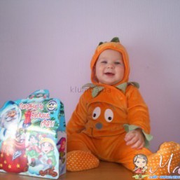 Велюровый человечек слип комбез Tesco