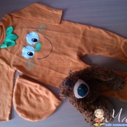 Человечек слип хб с шапочкой GEORGE