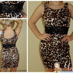 Тигровое платье