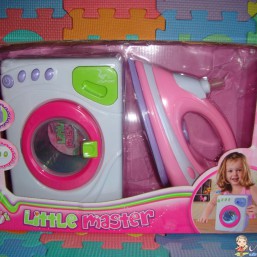 Игровой набор 2 в 1 (утюг и стиральная машинка).