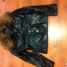 куртка осеняя-зимняя кожанная