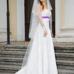 Шикарное свадебное платье