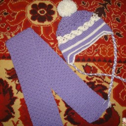 шапка и шарфик