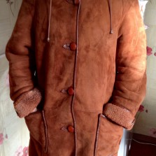 Натуральная дубленка, размер S-M