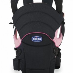Нагрудная сумка Chicco You&Me (Черно-розовая)