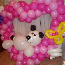 Валентинки из шаров