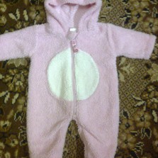 Махровый человечек-комбенизон