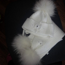 шапка  шарф mokosh Луиза  48-50см