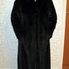 Норковая шуба SAGA MINK. Размер 50-52. Натуральный мех - норка.