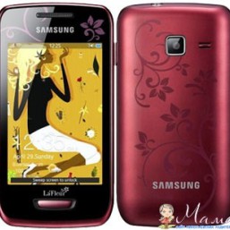 Смартфон Samsung GT-S5380 Wave Y Wine Red