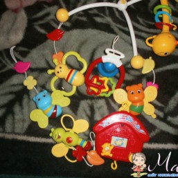 Замечательный мобиль на кроватку.