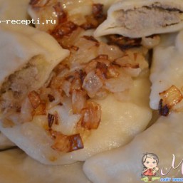 вареники картошка+печень