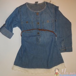 Джинсовое платье