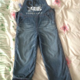 Джинсовый комбинезон на флисе Глория Джинс