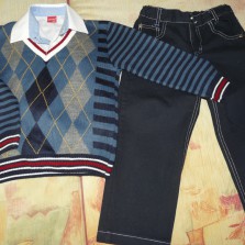 Костюм тройка для Вашего модника, р-р 104-110