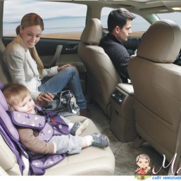 Бескаркасное автокресло от 9 месяцев до 5-ти лет. Идеальное для поездок на такси и на чужой машине.