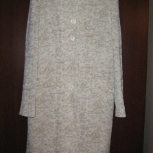 Женская одежда. Пиджак-кардиган, джинсы.