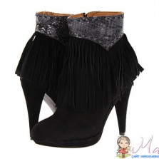 Итальянские новые замшевые сапожки